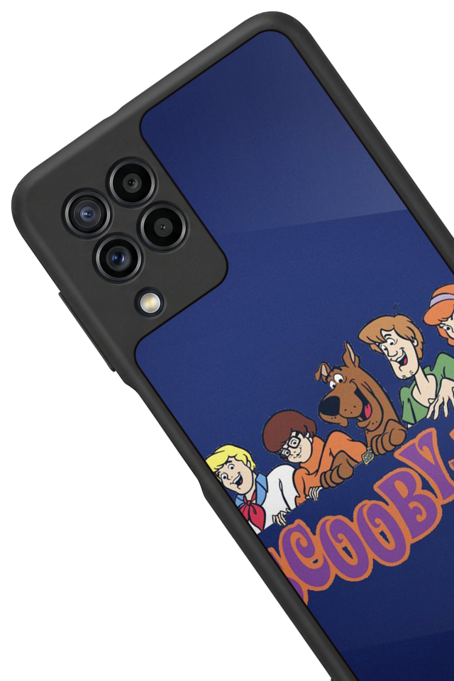Samsung Galaxy M32 Uyumlu Scooby Doo Tasarımlı Glossy Premium Kılıf