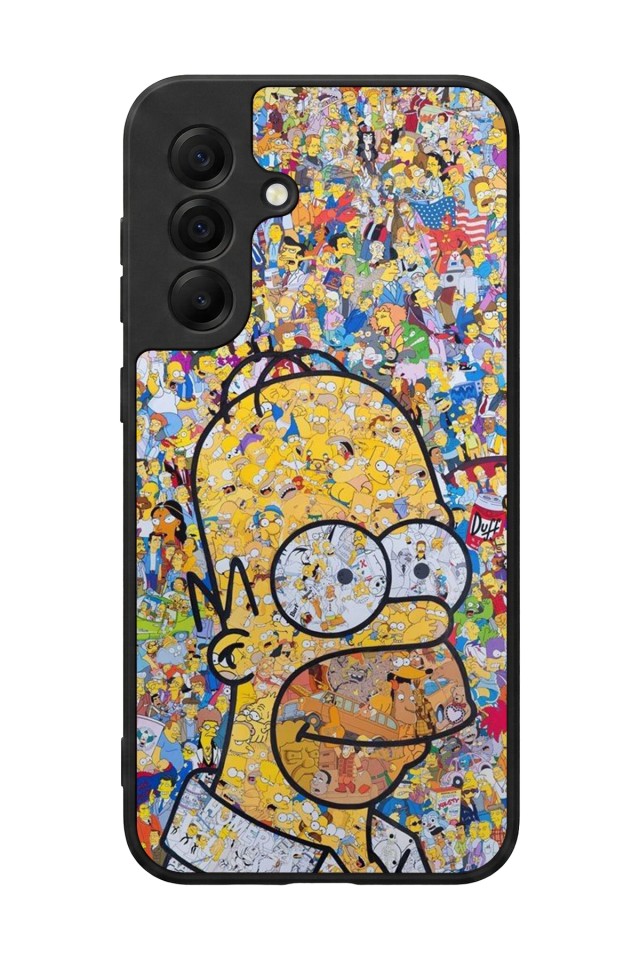 Samsung Galaxy A17 Uyumlu The Simpsons Tasarımlı Glossy Premium Kılıf