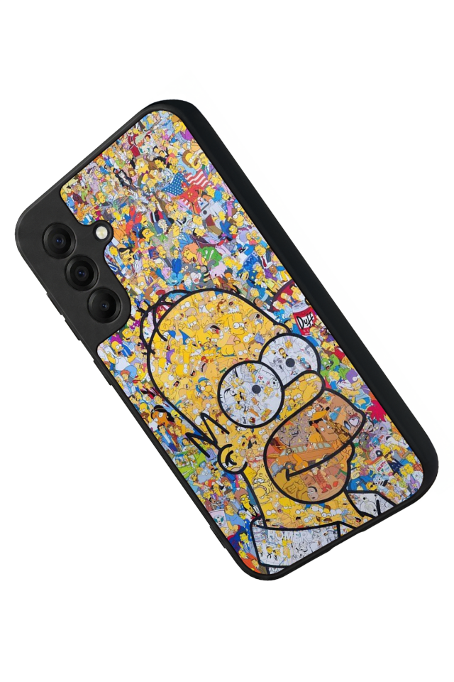 Samsung Galaxy A17 Uyumlu The Simpsons Tasarımlı Glossy Premium Kılıf