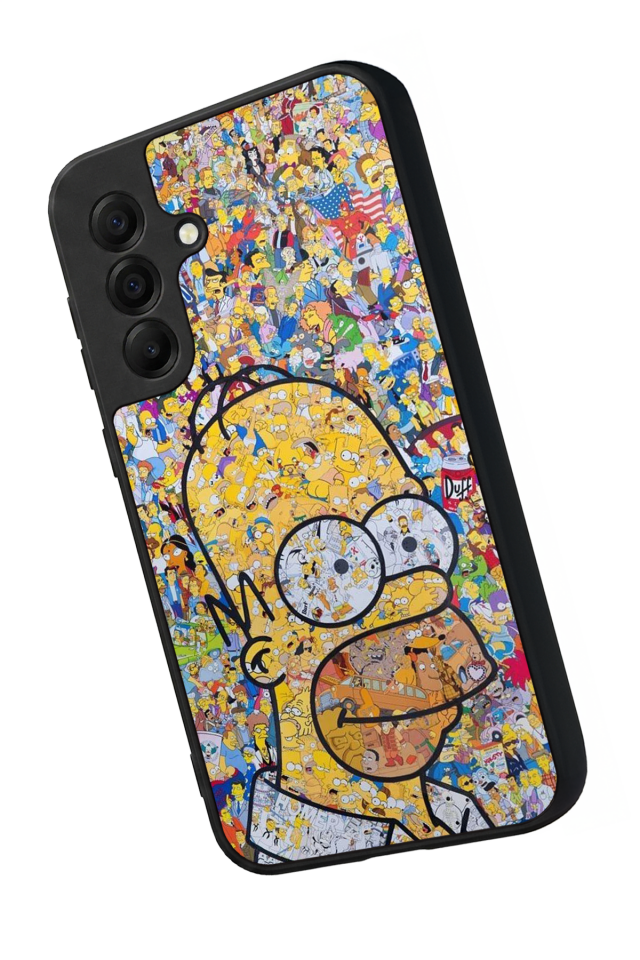 Samsung Galaxy A17 Uyumlu The Simpsons Tasarımlı Glossy Premium Kılıf