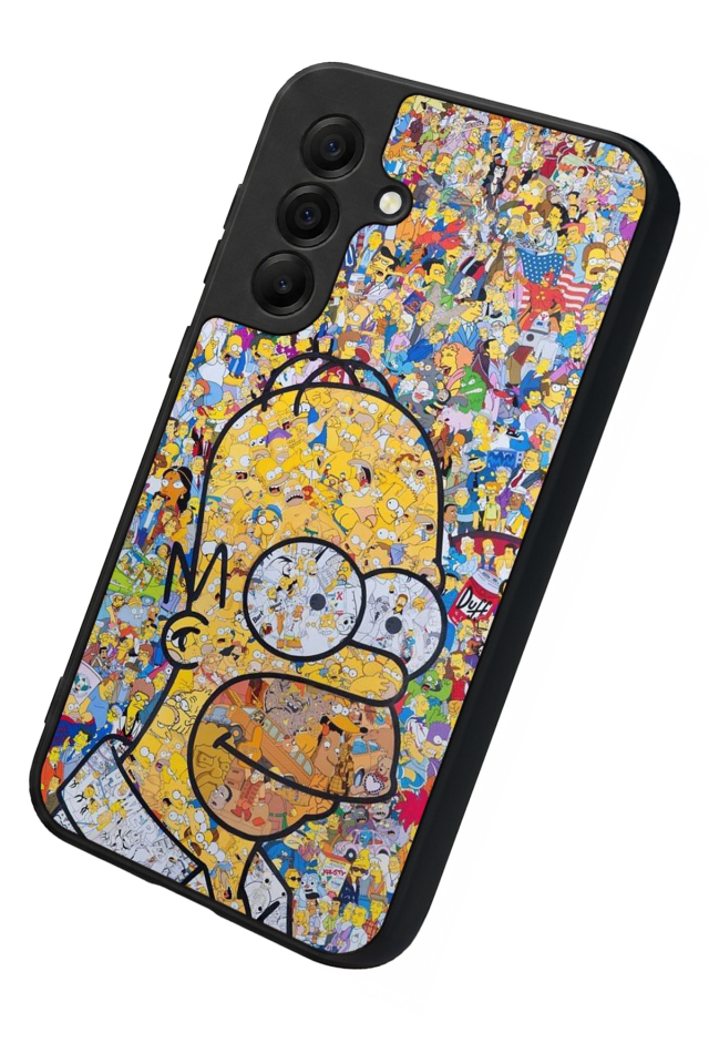 Samsung Galaxy A17 Uyumlu The Simpsons Tasarımlı Glossy Premium Kılıf
