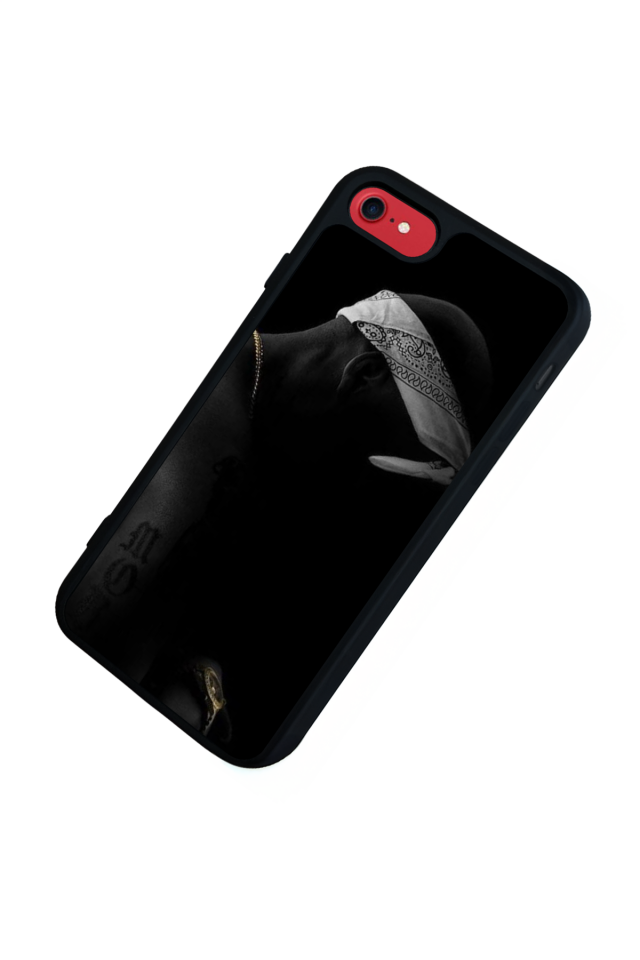 iPhone SE Uyumlu Tupac Tasarımlı Glossy Premium Kılıf