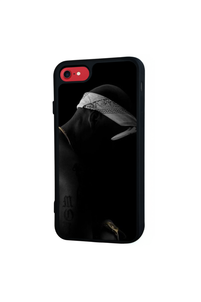 iPhone SE Uyumlu Tupac Tasarımlı Glossy Premium Kılıf