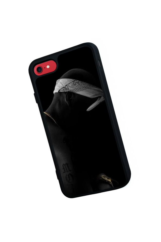 iPhone SE Uyumlu Tupac Tasarımlı Glossy Premium Kılıf
