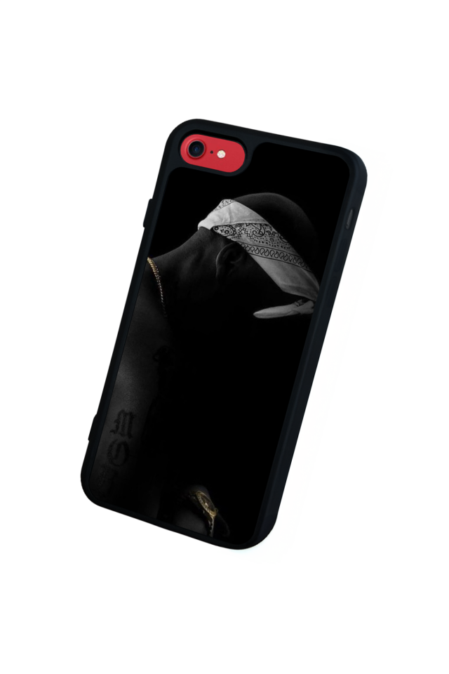 iPhone SE Uyumlu Tupac Tasarımlı Glossy Premium Kılıf