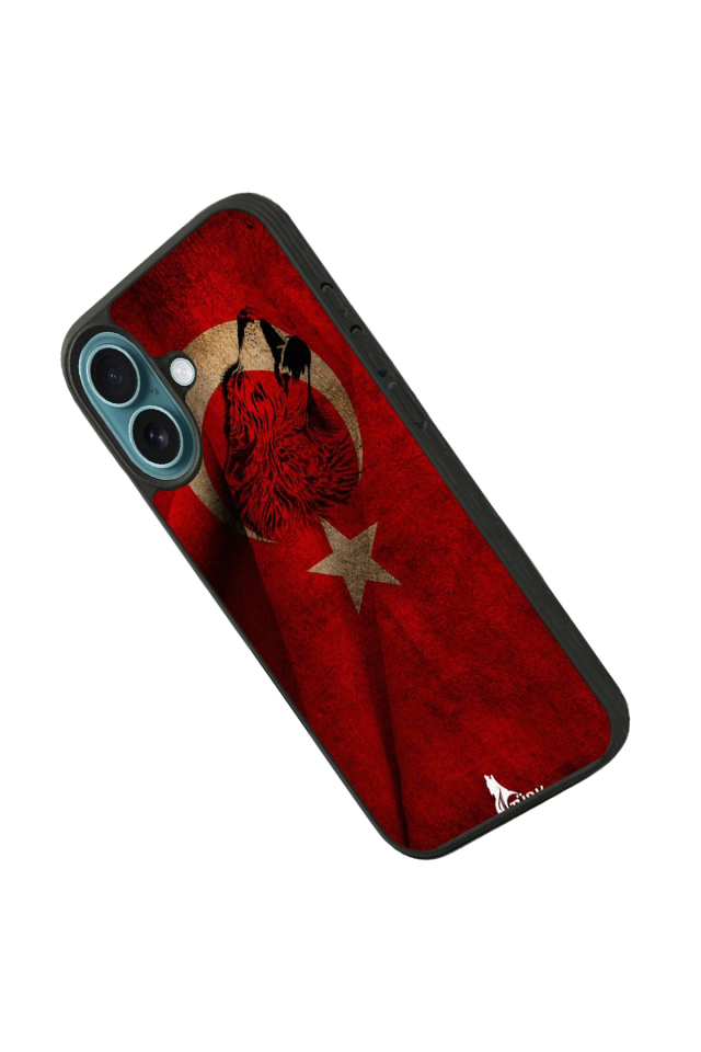 iPhone 16 Uyumlu Türk Bayragi Tasarımlı Glossy Premium Kılıf