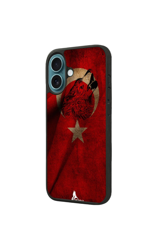 iPhone 16 Uyumlu Türk Bayragi Tasarımlı Glossy Premium Kılıf