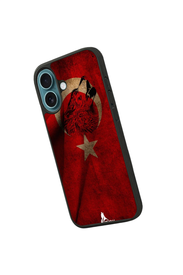 iPhone 16 Uyumlu Türk Bayragi Tasarımlı Glossy Premium Kılıf