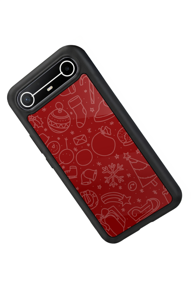Tecno Spark Slim 5G Uyumlu Yilbasi Christmas Tasarımlı Glossy Premium Kılıf