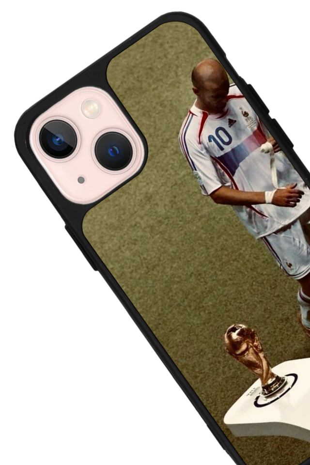 iPhone 15 Uyumlu Zidane Tasarımlı Glossy Premium Kılıf