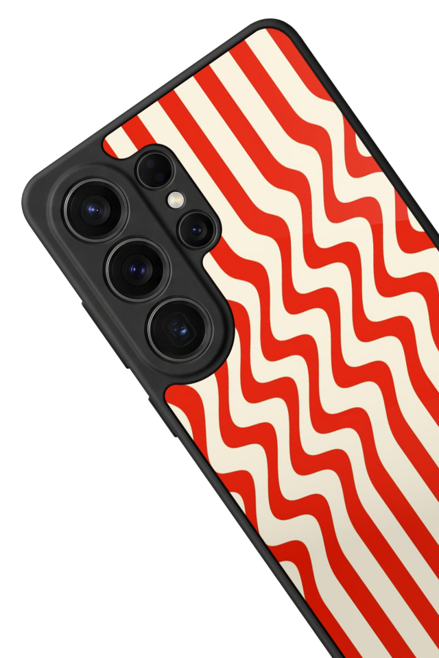 Samsung Galaxy S26 Ultra Uyumlu Çizgi Sanatı Tasarımlı Glossy Premium Kılıf