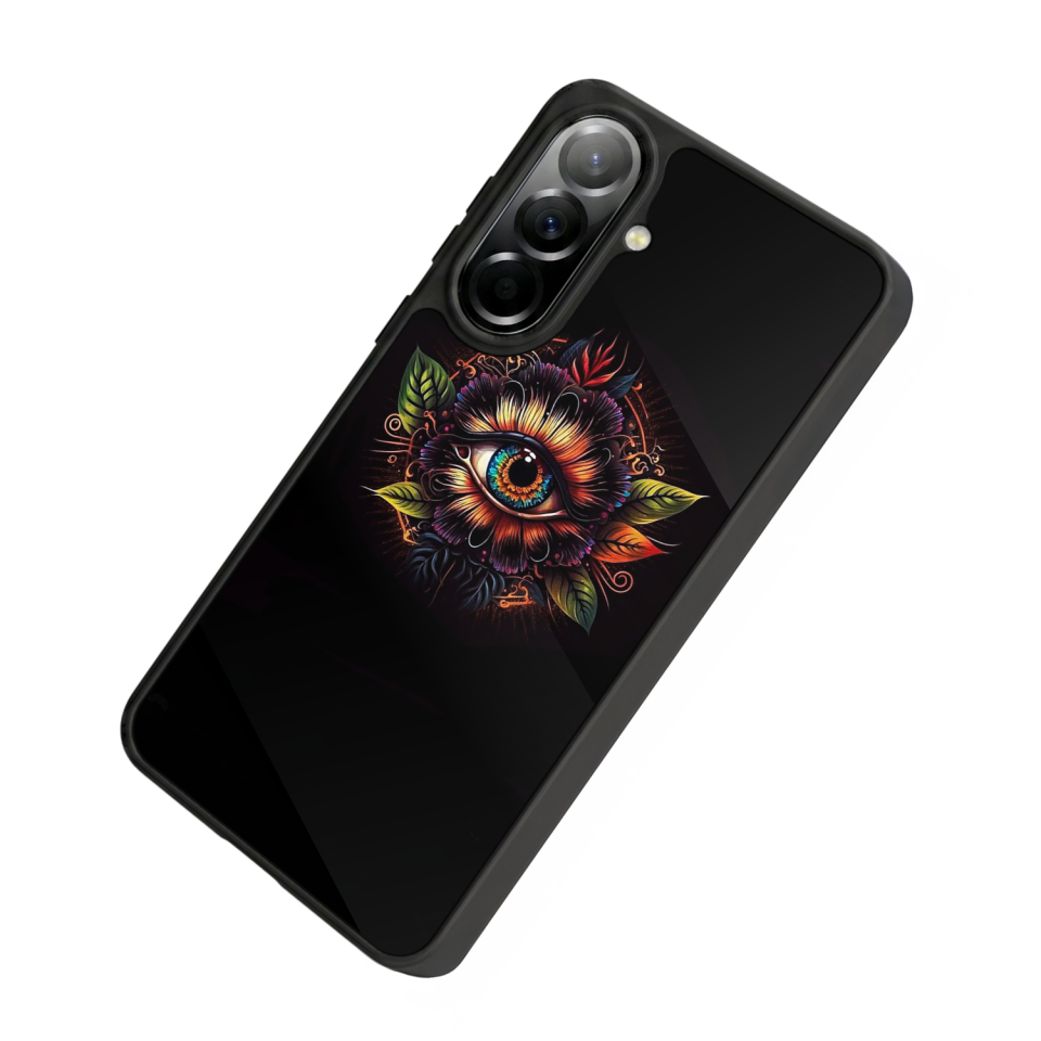 Samsung Galaxy A57 Uyumlu Göz Tasarımlı Glossy Premium Kılıf