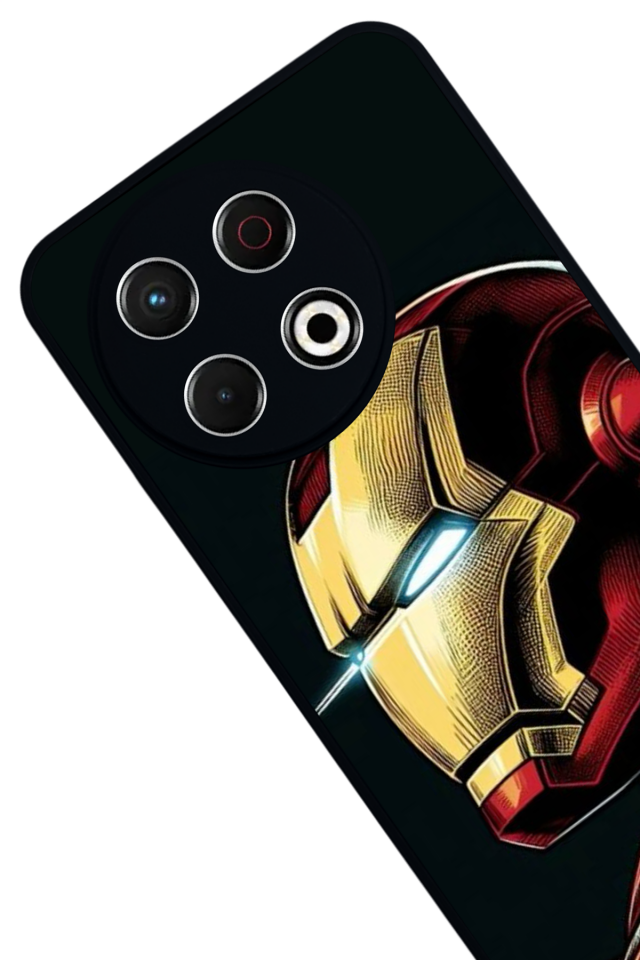 Tecno Spark 30 Pro Uyumlu  Iron Man ( Demir Adam ) Tasarımlı Glossy Premium Kılıf