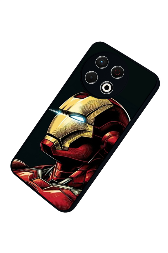Tecno Spark 30 Pro Uyumlu  Iron Man ( Demir Adam ) Tasarımlı Glossy Premium Kılıf