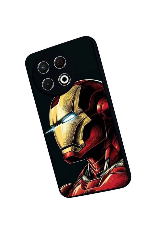 Tecno Spark 30 Pro Uyumlu  Iron Man ( Demir Adam ) Tasarımlı Glossy Premium Kılıf