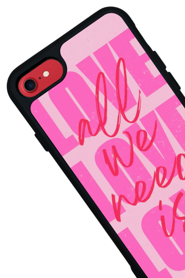 iPhone 8 Uyumlu Love Tasarımlı Glossy Premium Kılıf