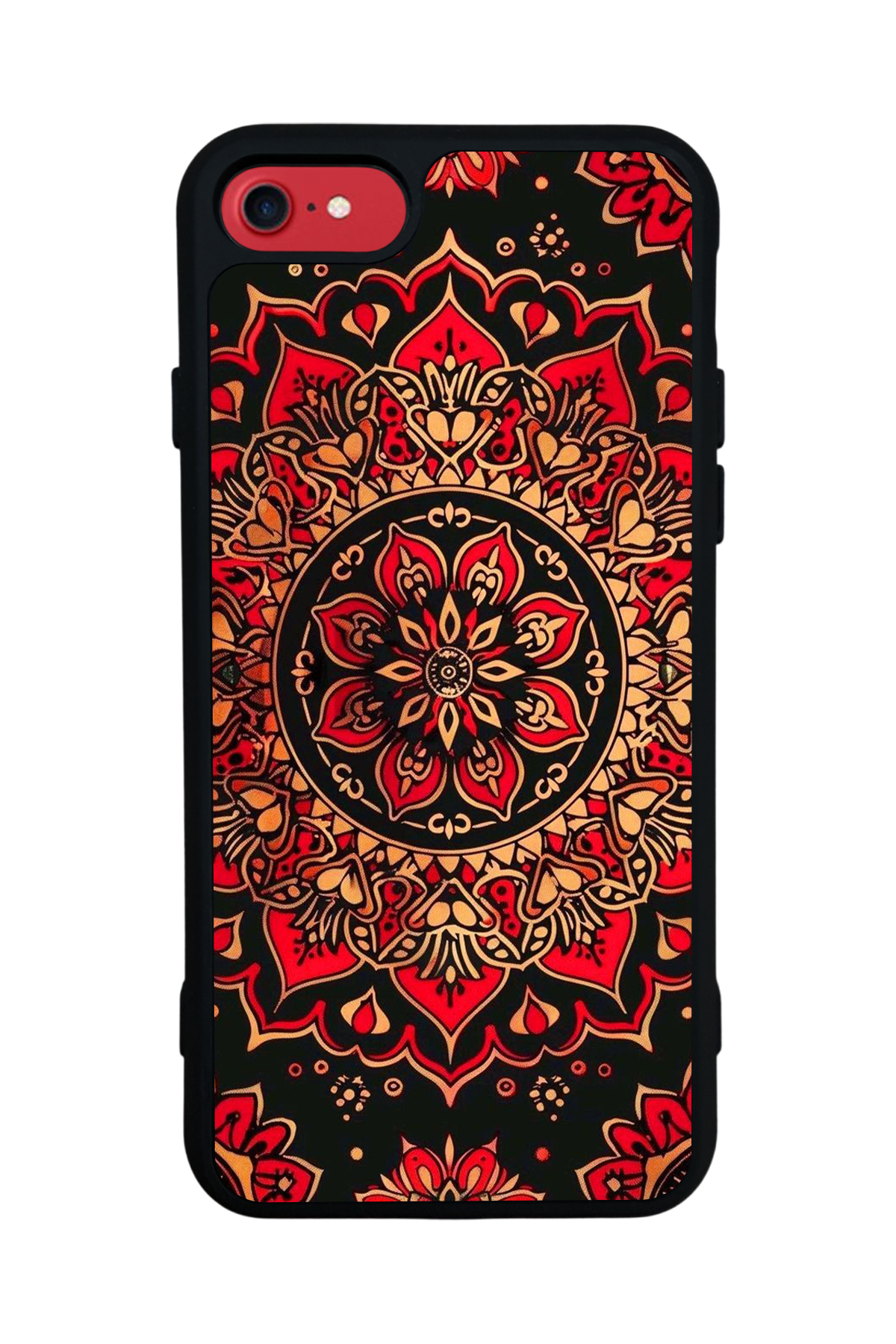 iPhone 8 Uyumlu Mandala Tasarımlı Glossy Premium Kılıf