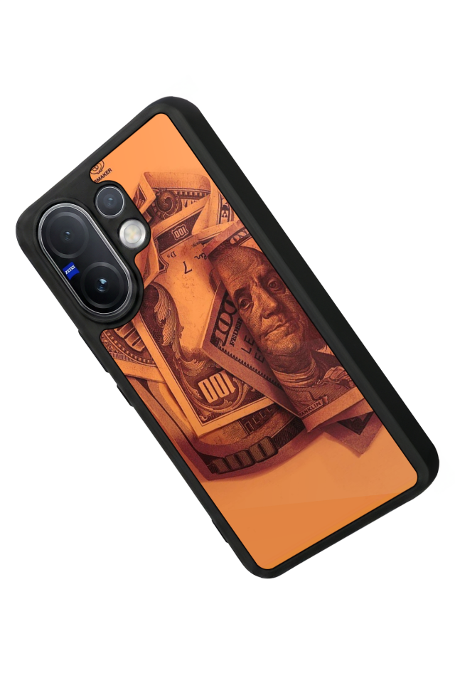 Vivo V60 Uyumlu Money Para Tasarımlı Glossy Premium Kılıf