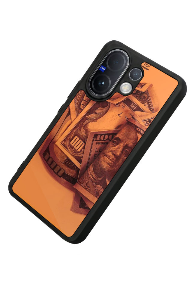 Vivo V60 Uyumlu Money Para Tasarımlı Glossy Premium Kılıf