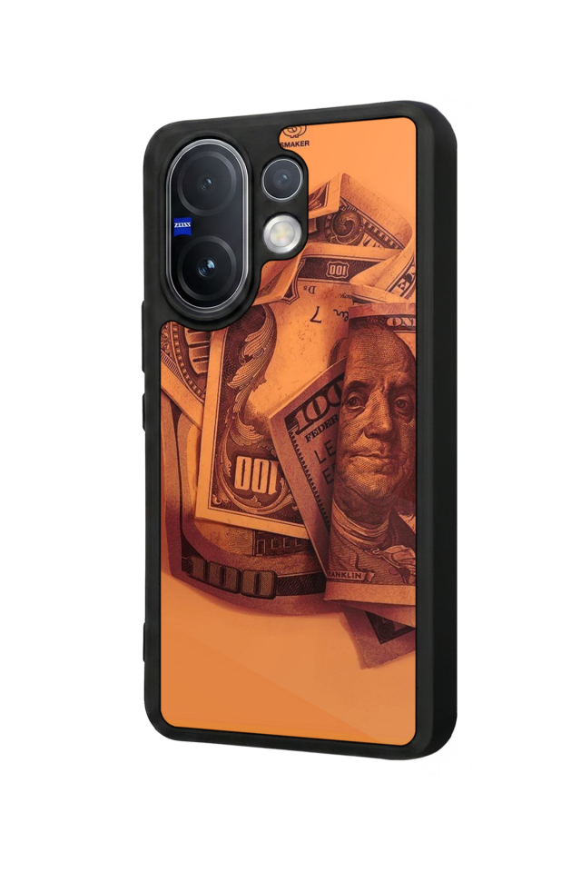 Vivo V60 Uyumlu Money Para Tasarımlı Glossy Premium Kılıf