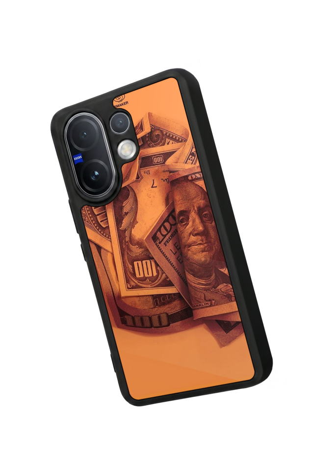 Vivo V60 Uyumlu Money Para Tasarımlı Glossy Premium Kılıf