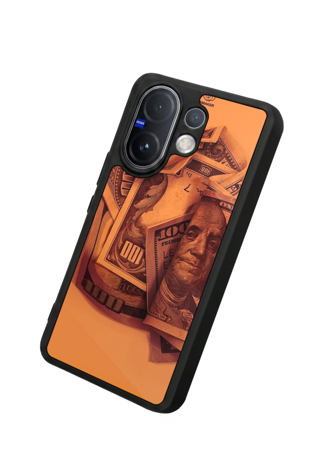 Vivo V60 Uyumlu Money Para Tasarımlı Glossy Premium Kılıf