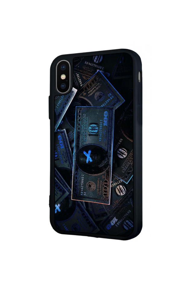 iPhone X/ XS Uyumlu Para Tasarımlı Glossy Premium Kılıf