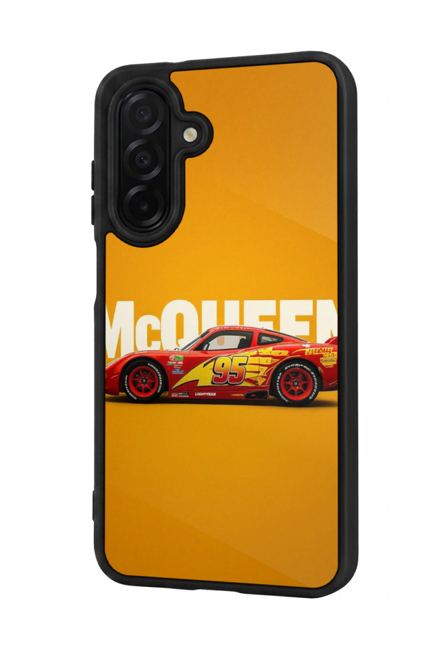 Samsung Galaxy A56 Uyumlu Şimsek McQueen Tasarımlı Glossy Premium Kılıf