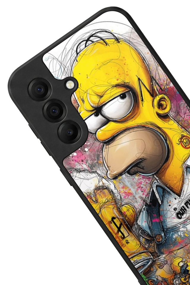 Samsung Galaxy A17 Uyumlu The Simpsons Tasarımlı Glossy Premium Kılıf