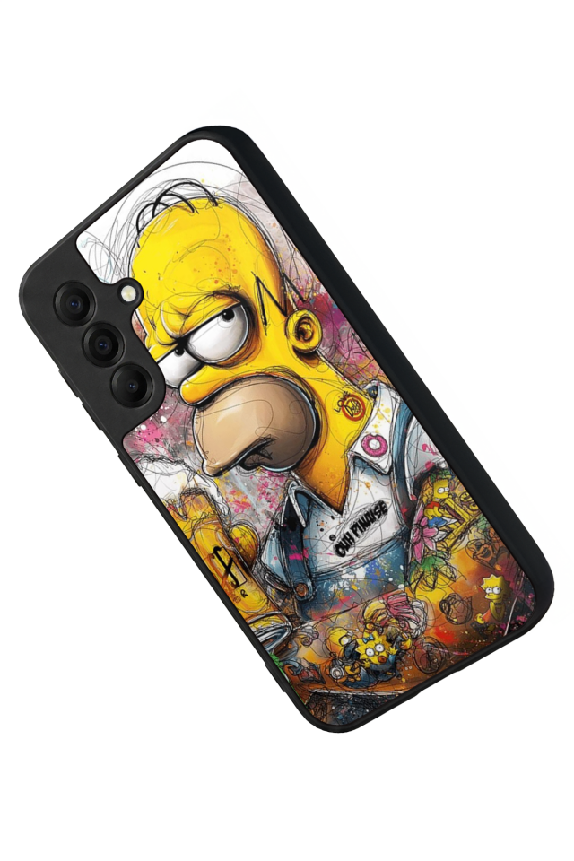 Samsung Galaxy A17 Uyumlu The Simpsons Tasarımlı Glossy Premium Kılıf