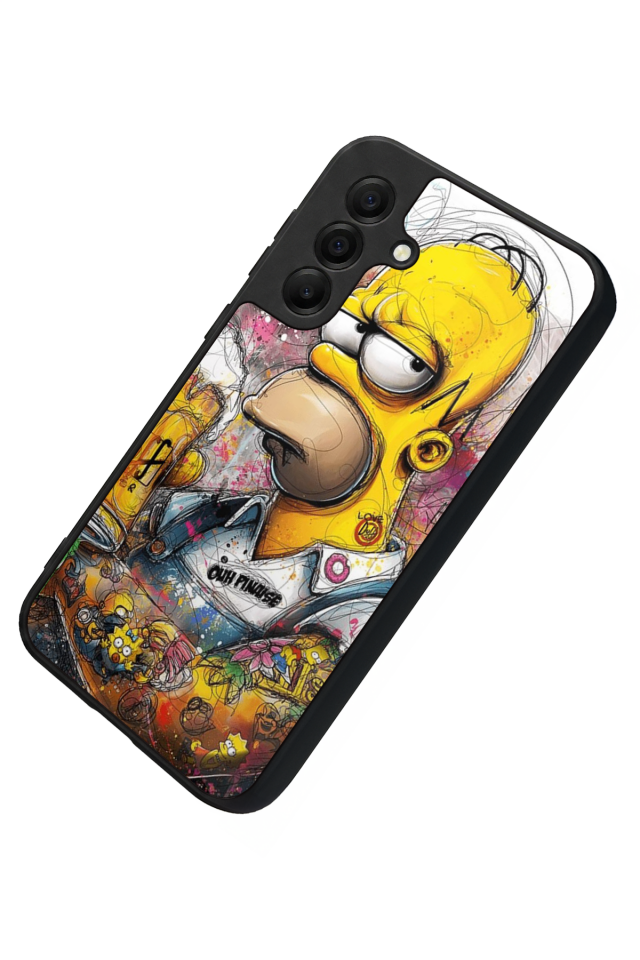 Samsung Galaxy A17 Uyumlu The Simpsons Tasarımlı Glossy Premium Kılıf