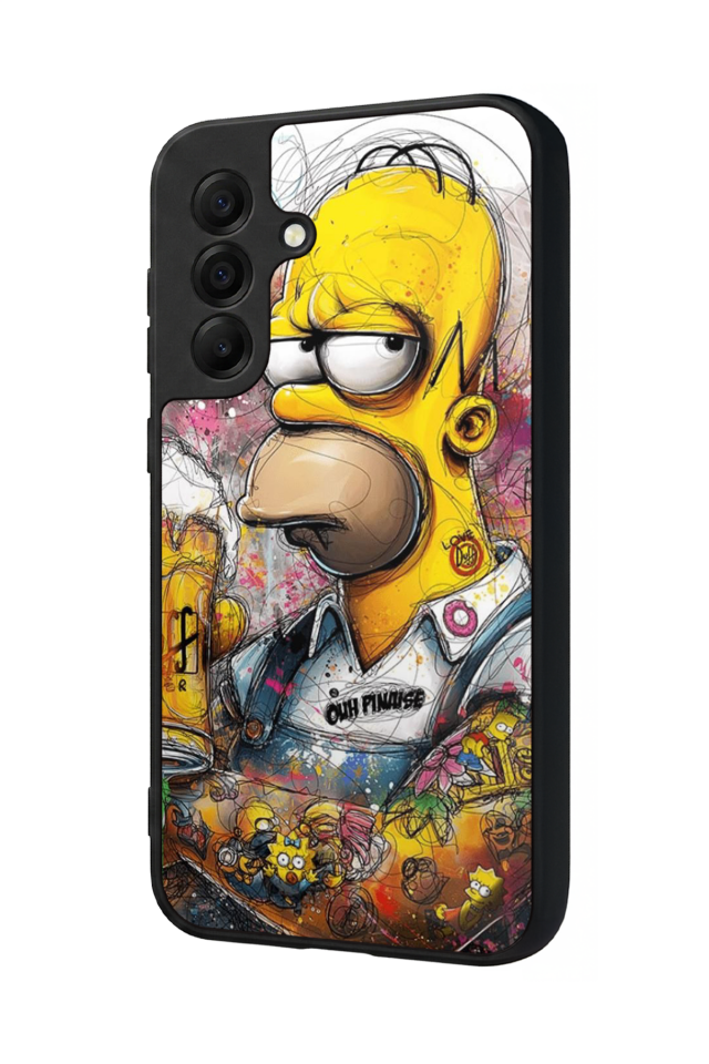 Samsung Galaxy A17 Uyumlu The Simpsons Tasarımlı Glossy Premium Kılıf