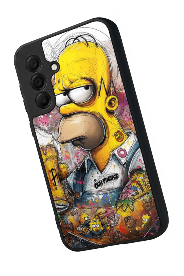 Samsung Galaxy A17 Uyumlu The Simpsons Tasarımlı Glossy Premium Kılıf