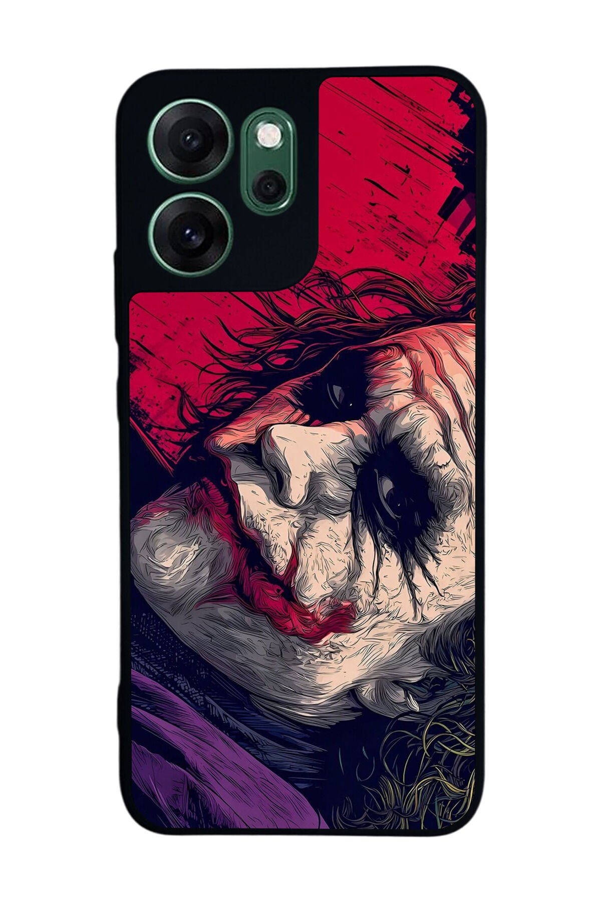 Oppo Reno 14F Uyumlu Joker Tasarımlı Glossy Premium Kılıf