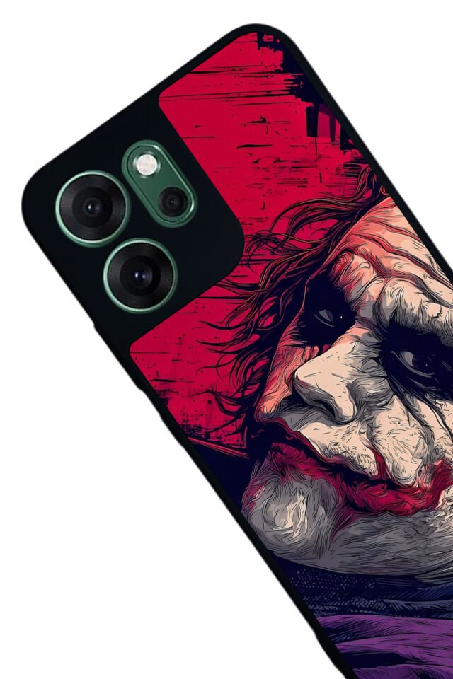 Oppo Reno 14F Uyumlu Joker Tasarımlı Glossy Premium Kılıf