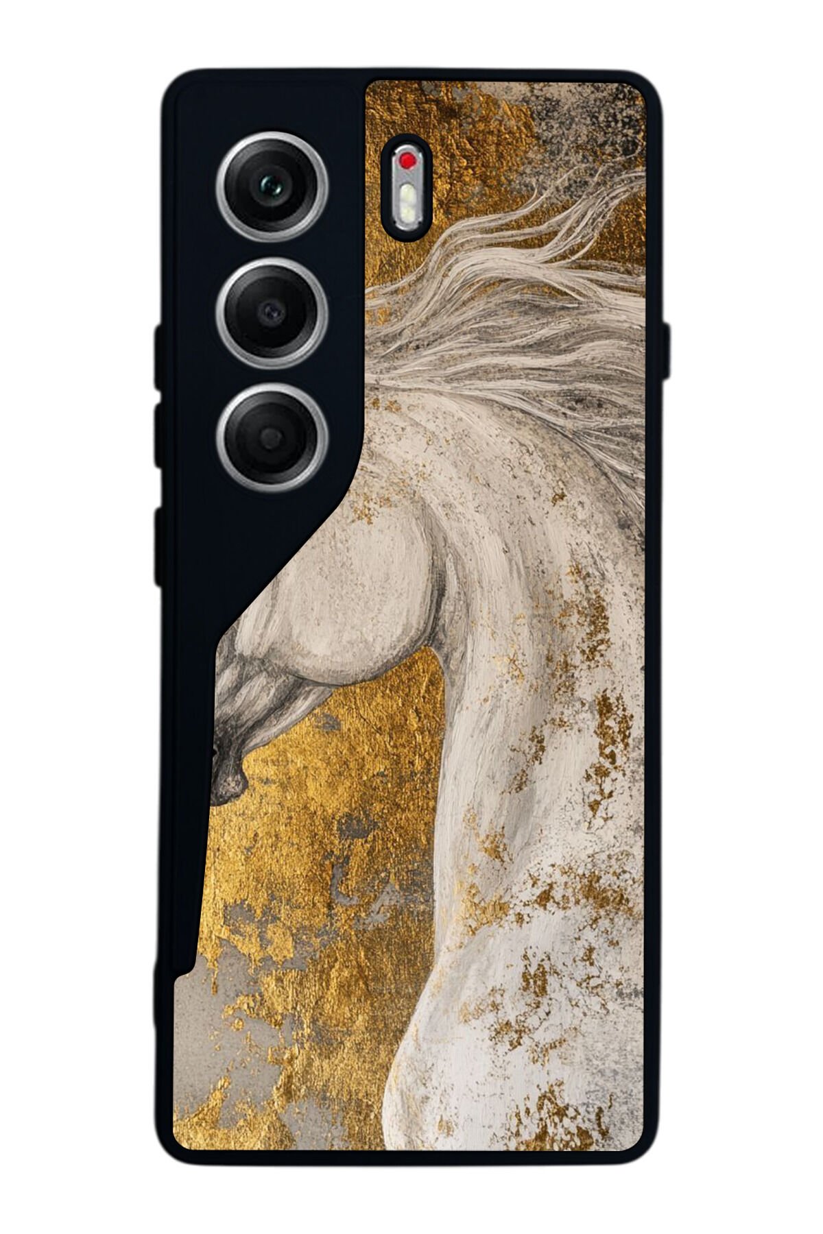 Tecno Camon 40 Uyumlu At Horse Tasarımlı Glossy Premium Kılıf