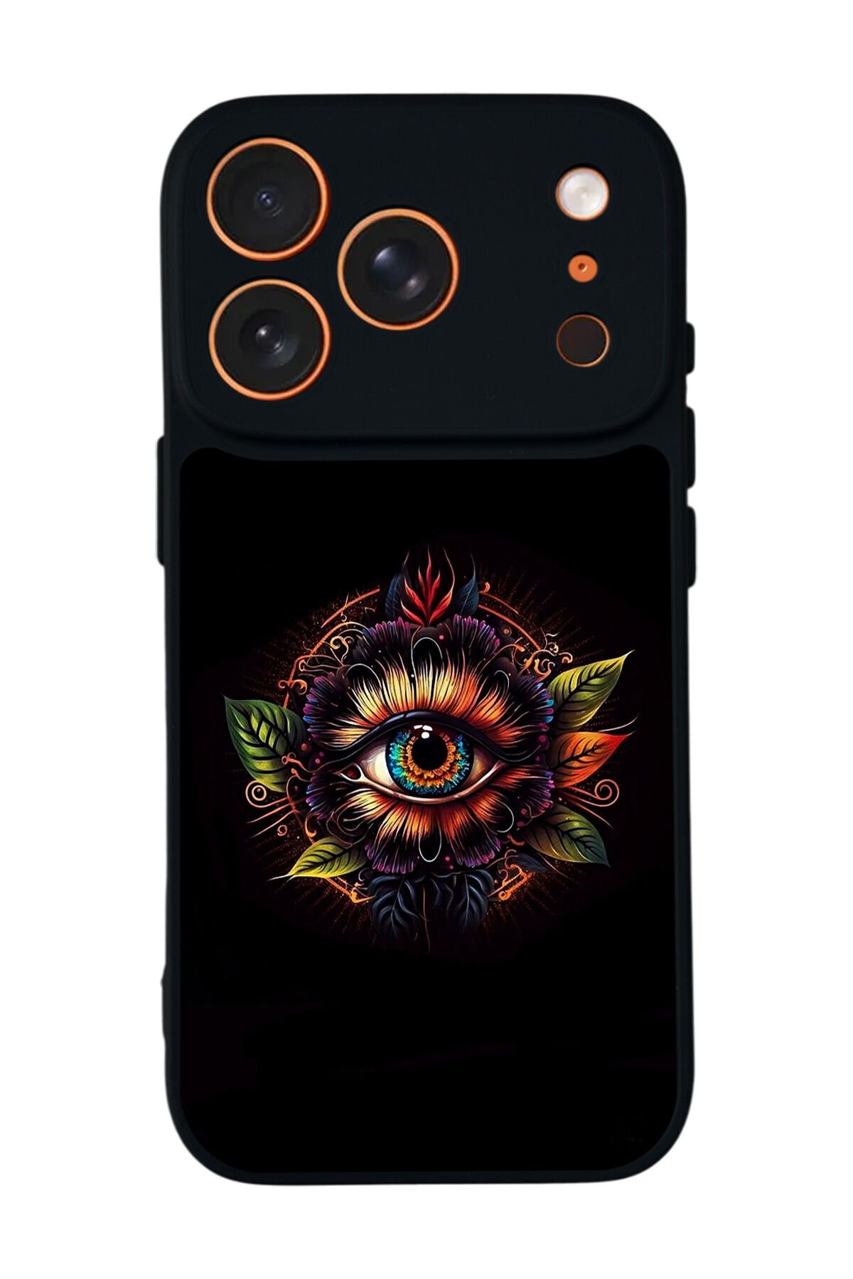 iPhone 17 Pro Max Uyumlu Göz Tasarımlı Glossy Premium Kılıf