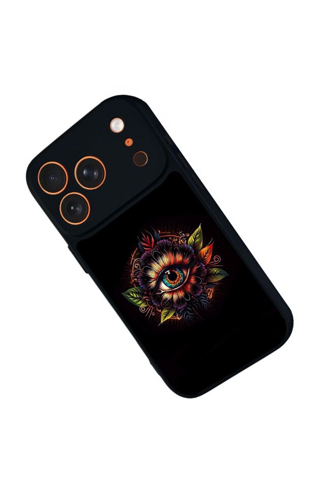 iPhone 17 Pro Max Uyumlu Göz Tasarımlı Glossy Premium Kılıf