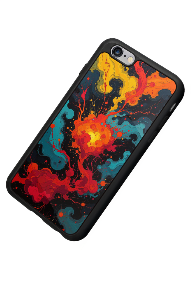 iPhone 6s Plus Uyumlu Abstract Tasarımlı Glossy Premium Kılıf