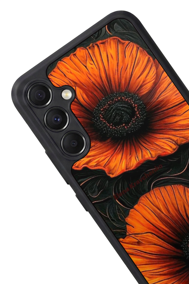 Samsung Galaxy M34 Uyumlu Botanik Tasarımlı Glossy Premium Kılıf