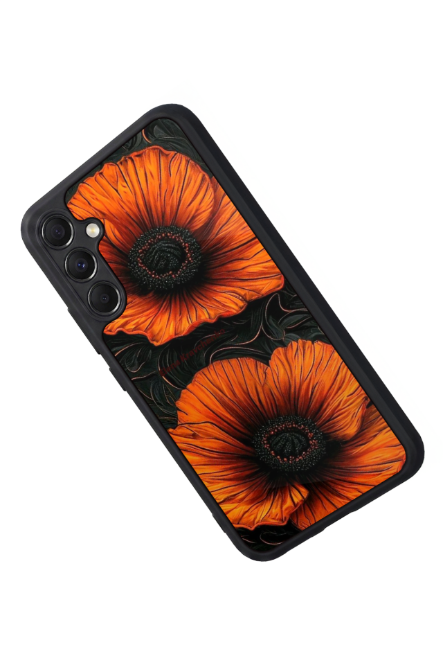 Samsung Galaxy M34 Uyumlu Botanik Tasarımlı Glossy Premium Kılıf