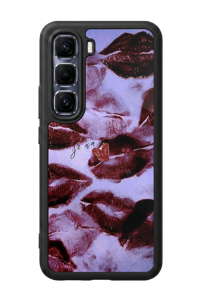 Infinix Hot 60 Pro Plus Uyumlu Dudak Tasarımlı Glossy Premium Kılıf