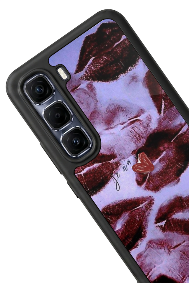Infinix Hot 60 Pro Plus Uyumlu Dudak Tasarımlı Glossy Premium Kılıf