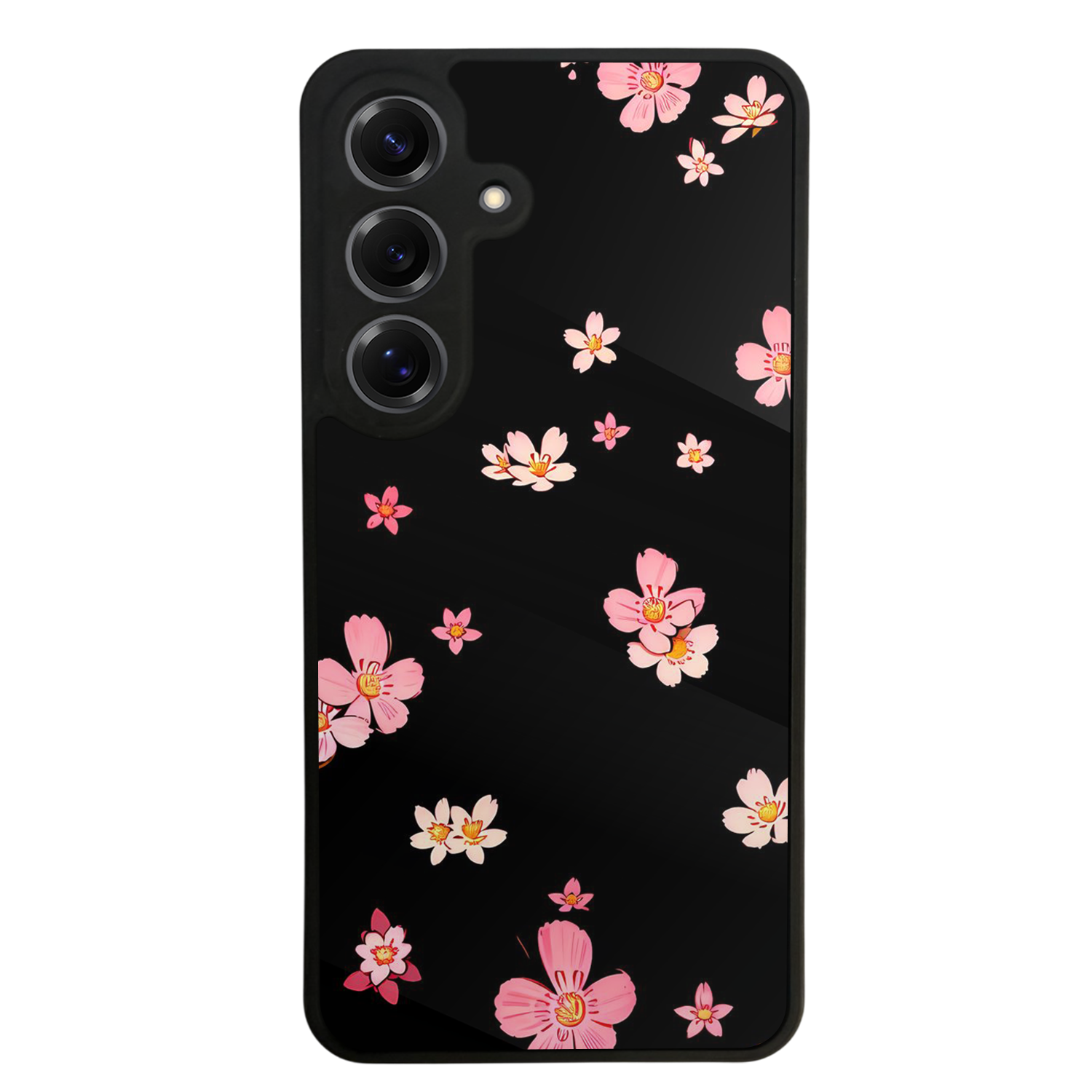 Samsung Galaxy S25 Uyumlu Floral Tasarımlı Glossy Premium Kılıf