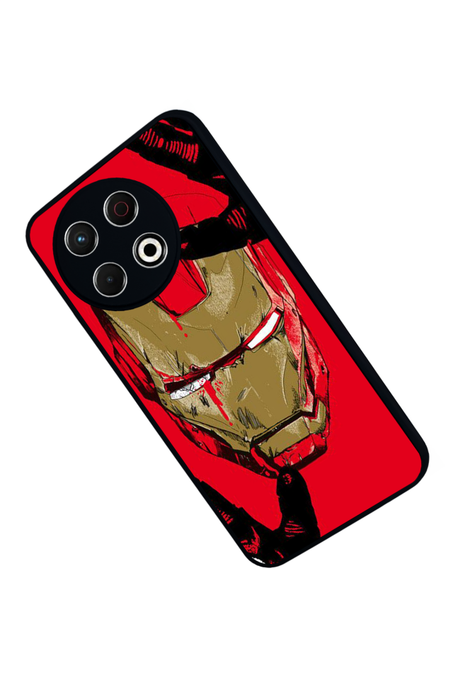 Tecno Spark 30 Pro Uyumlu  Iron Man ( Demir Adam ) Tasarımlı Glossy Premium Kılıf