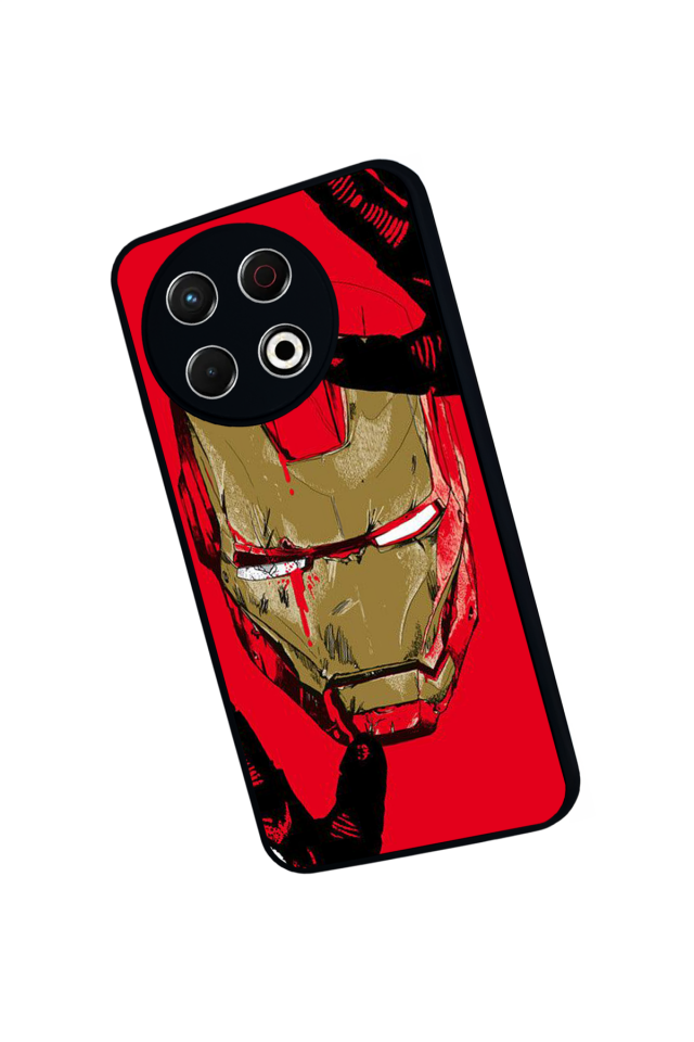 Tecno Spark 30 Pro Uyumlu  Iron Man ( Demir Adam ) Tasarımlı Glossy Premium Kılıf