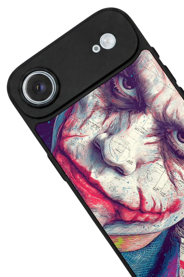 iPhone 17 Air Uyumlu Joker Tasarımlı Glossy Premium Kılıf