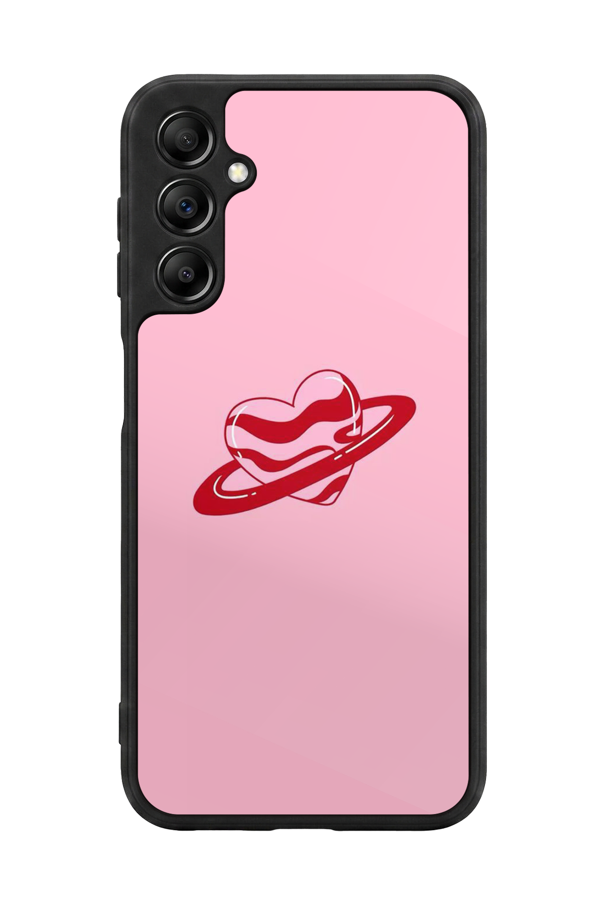 Samsung Galaxy A14 Uyumlu Kalp Love Tasarımlı Glossy Premium Kılıf