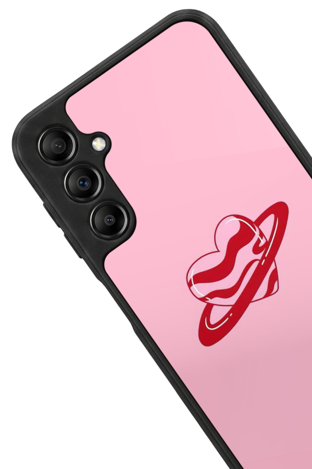 Samsung Galaxy A14 Uyumlu Kalp Love Tasarımlı Glossy Premium Kılıf