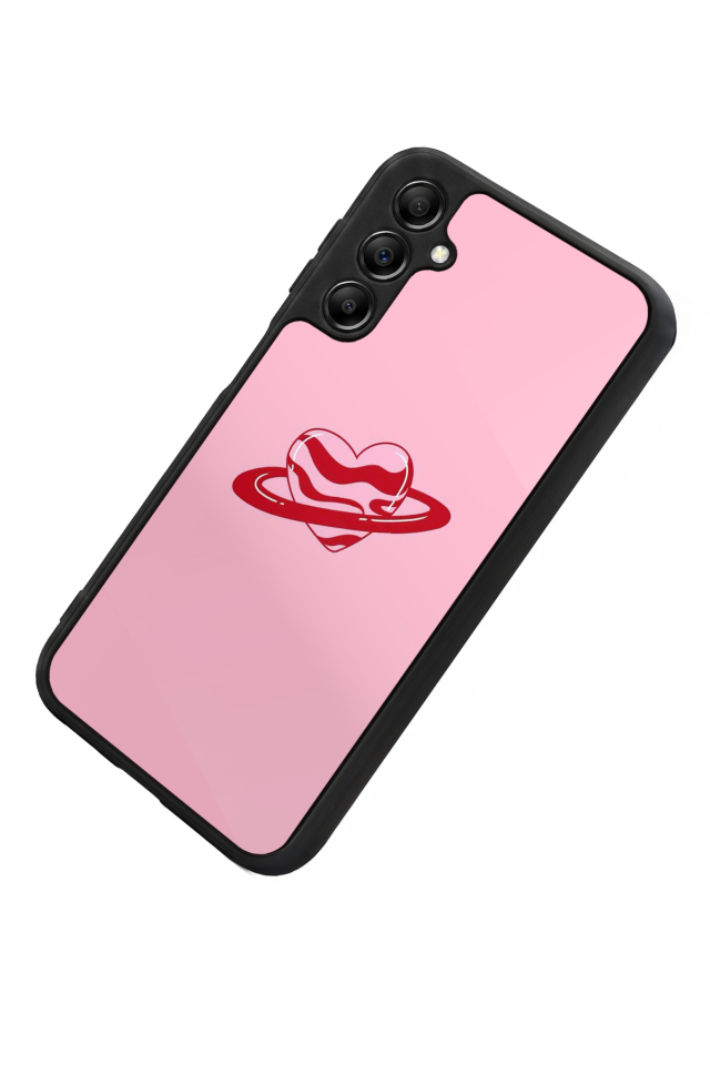 Samsung Galaxy A14 Uyumlu Kalp Love Tasarımlı Glossy Premium Kılıf